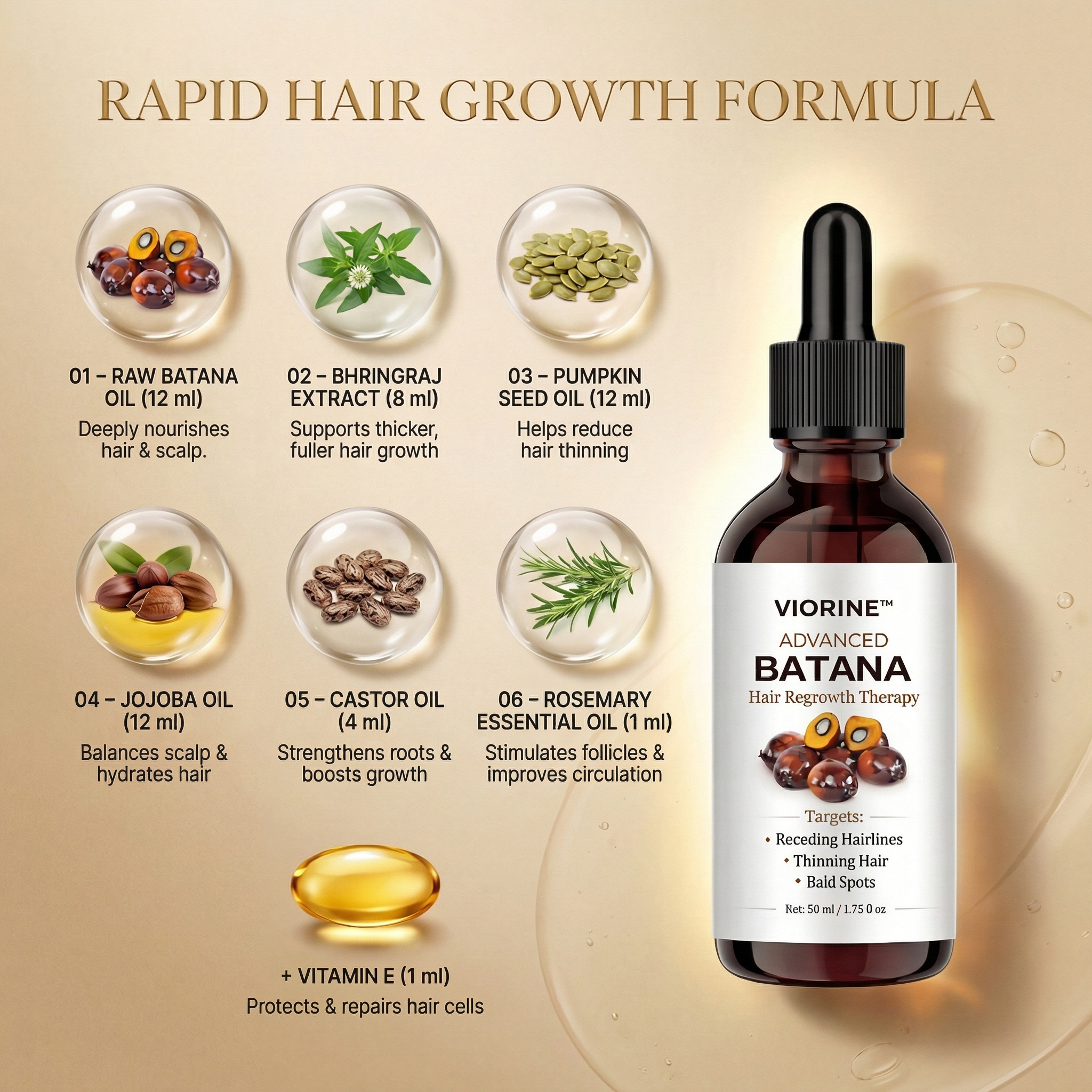 Viorine Advanced Batana Hair Regrowth Therapy