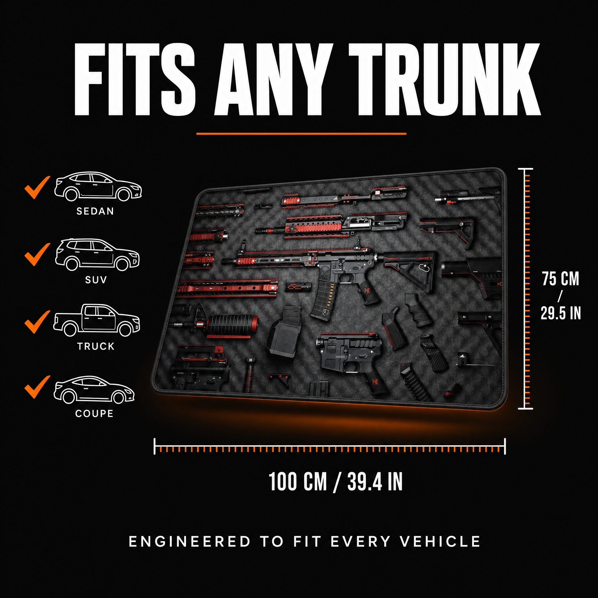 Universal Trunk Mat Arsenal Edition
