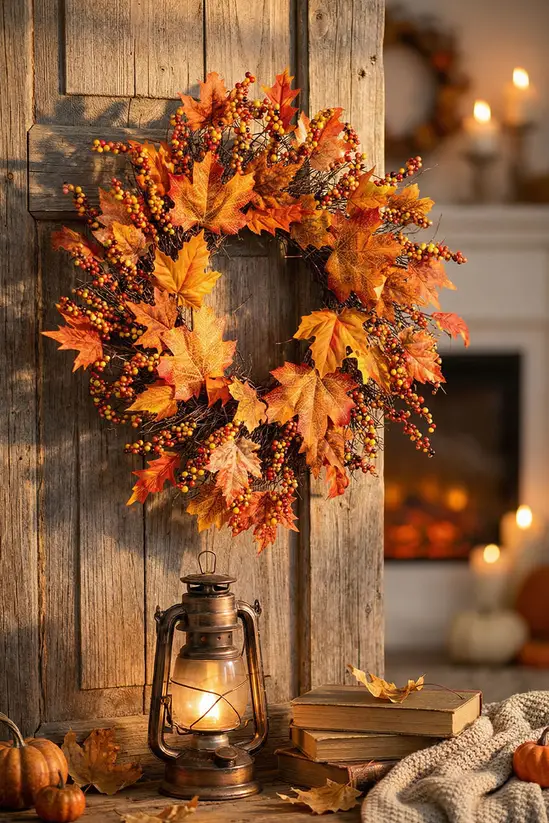 🍂Fall Door Berries Harvest Wreath Autumn