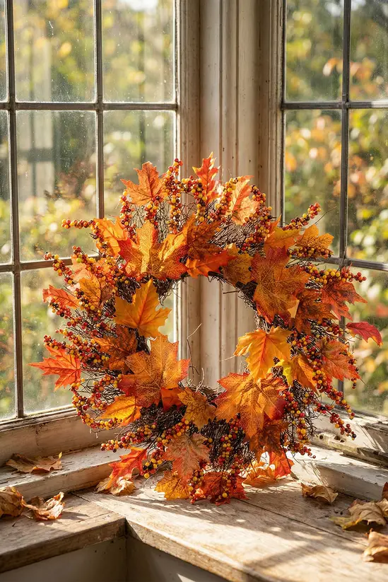 🍂Fall Door Berries Harvest Wreath Autumn