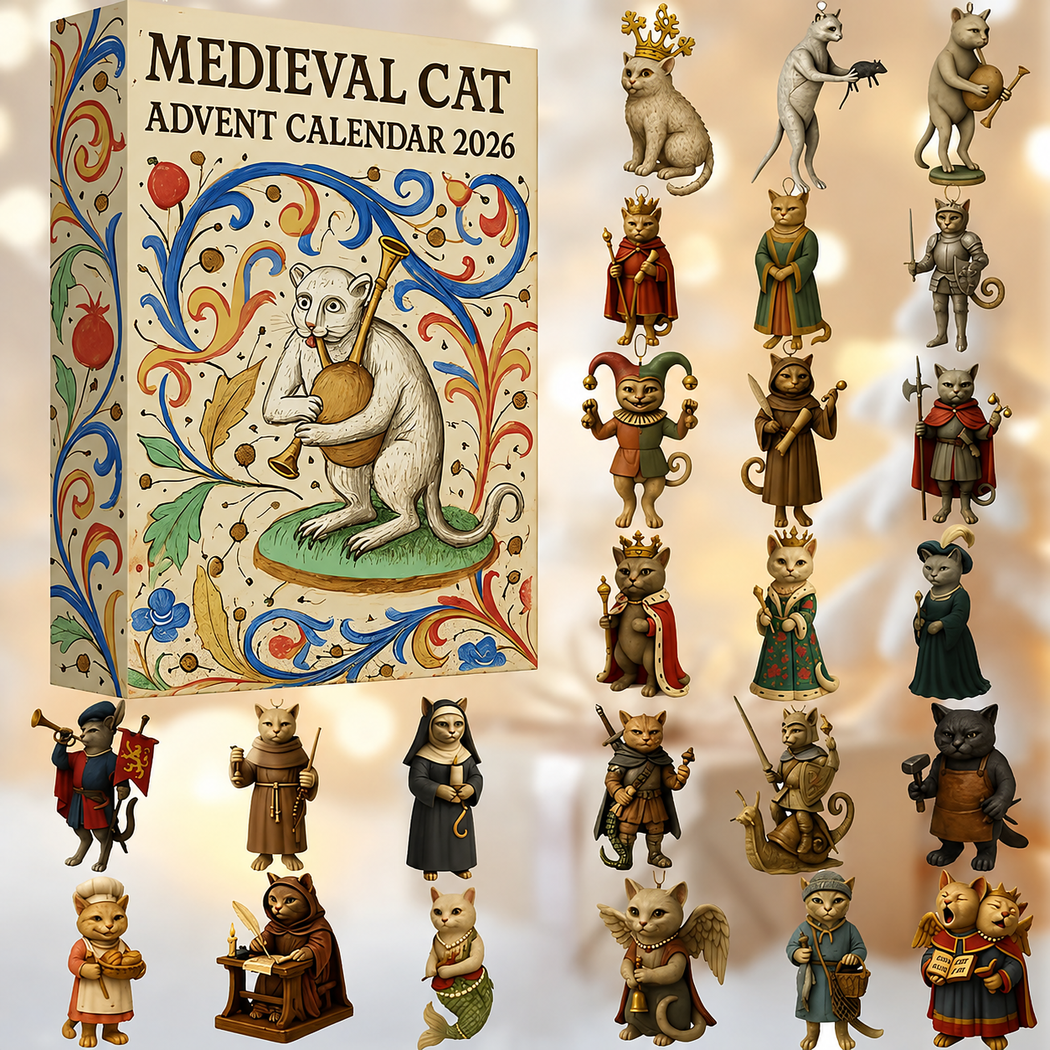 ✨Medieval Cat Advent Calendar 2026