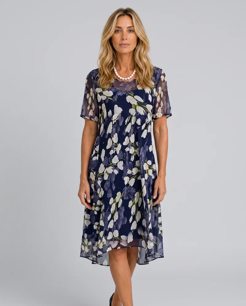 🌸 50% OFF NOW! – Women's Floral A-Line Party Dress   👗