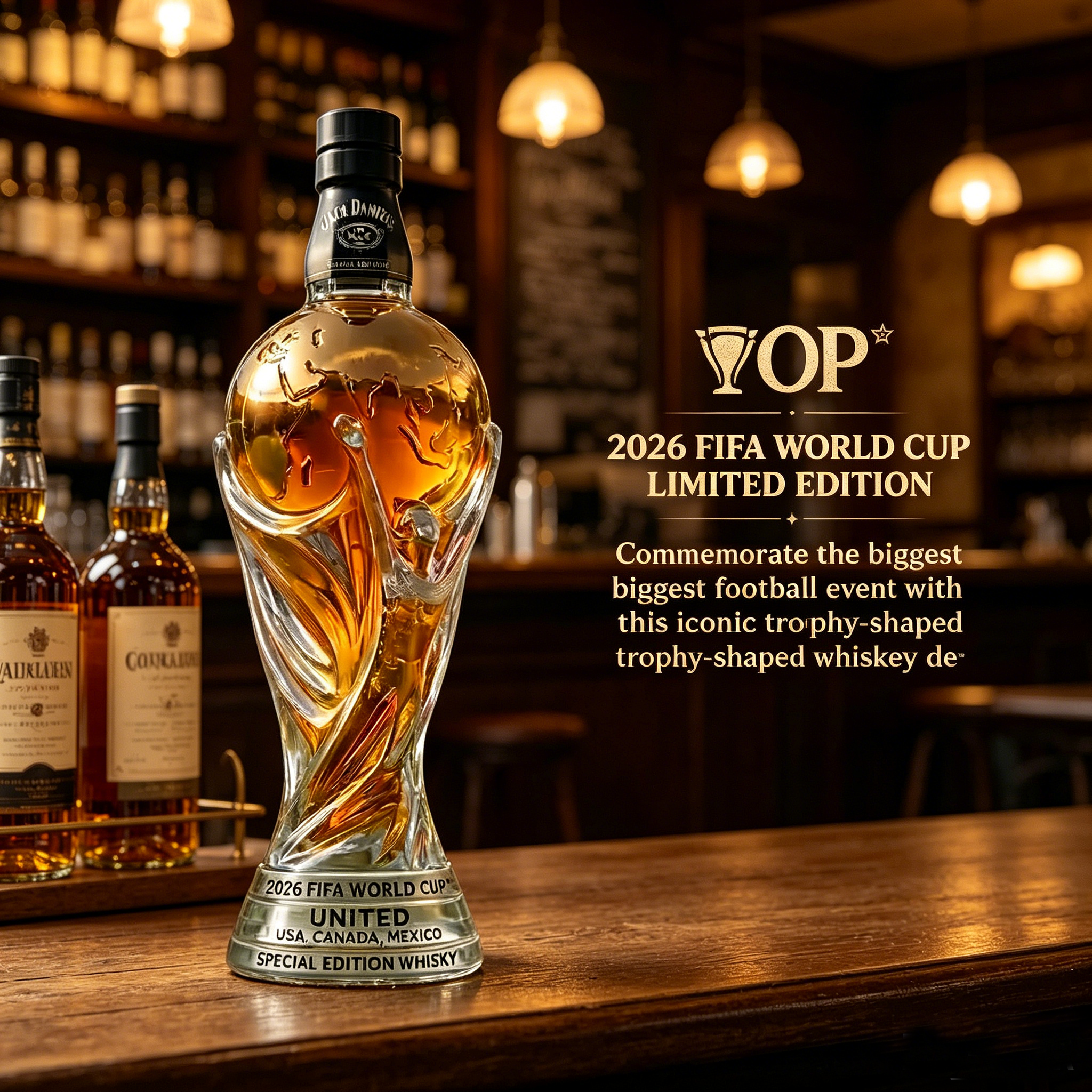 🏆 2026 World Cup Special Edition Whiskey Decanter
