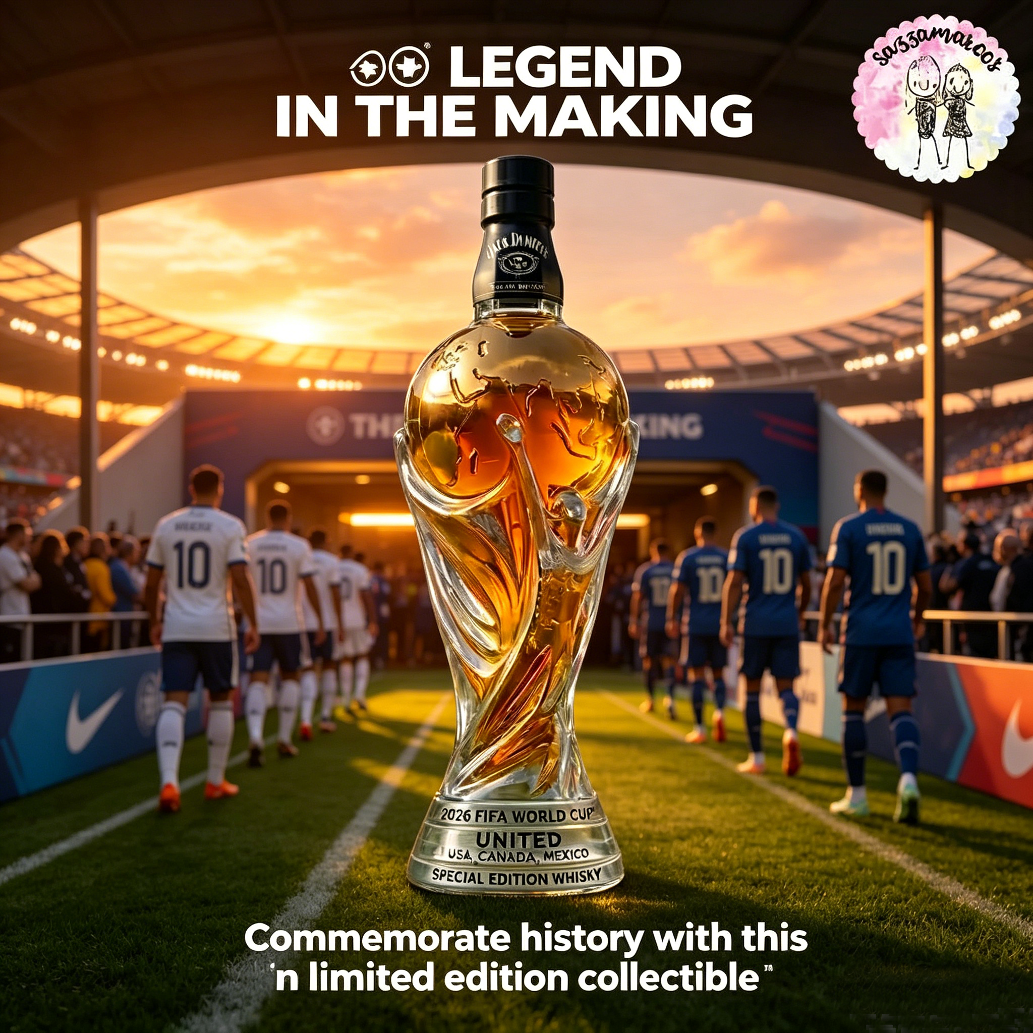 🏆 2026 World Cup Special Edition Whiskey Decanter