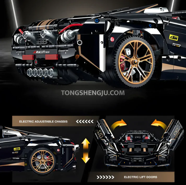 🏎️ Tech Series Car Building Block Set 