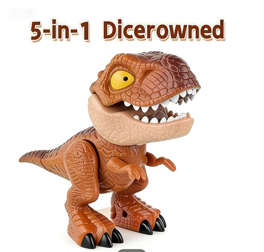 🦖 Dinosaur Stationery Set - 5-in-1 Removable Dino School Supplies, Best Back-to-School Gift