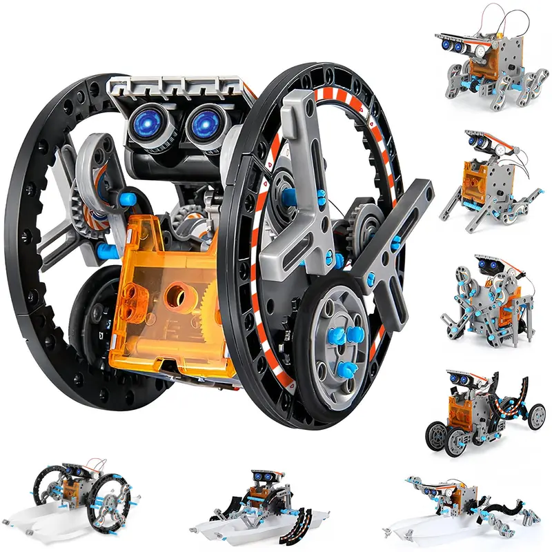 ☀️ 13-in-1 Solar Robot Building Kit | Educational Toy for Kids 8-12
