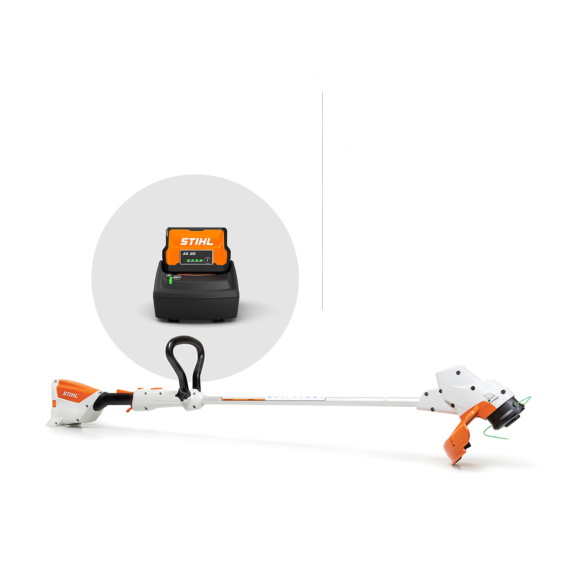 🌿 Battery-Powered Retractable Straight Shaft String Trimmer Kit - Adjustable Height for All Users