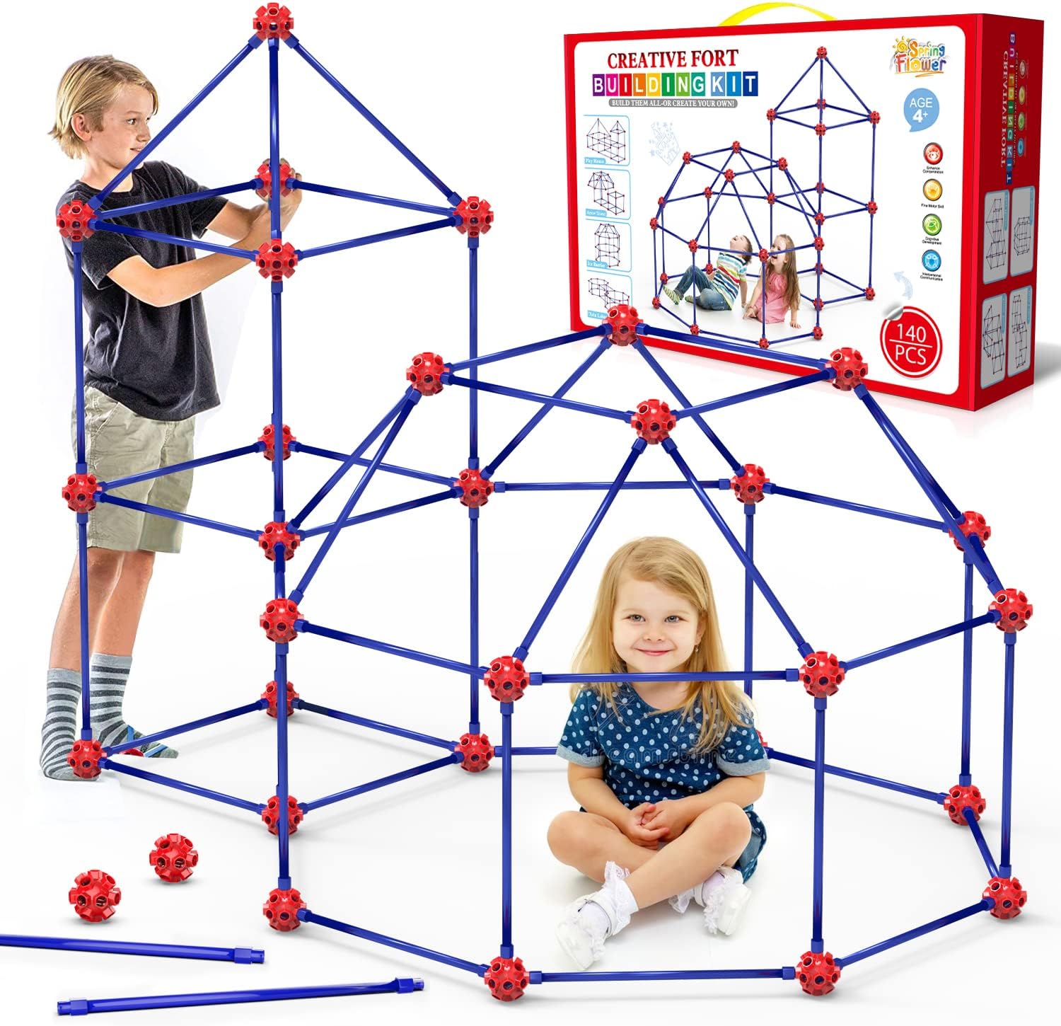 🏰 STEM Fort Building Kit for Kids 4-12