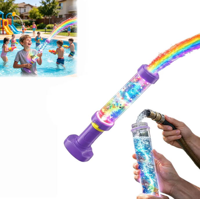 ✨ Magical Rainbow LED Water Gun（2PCS） – Shine Bright In Every Summer Splash