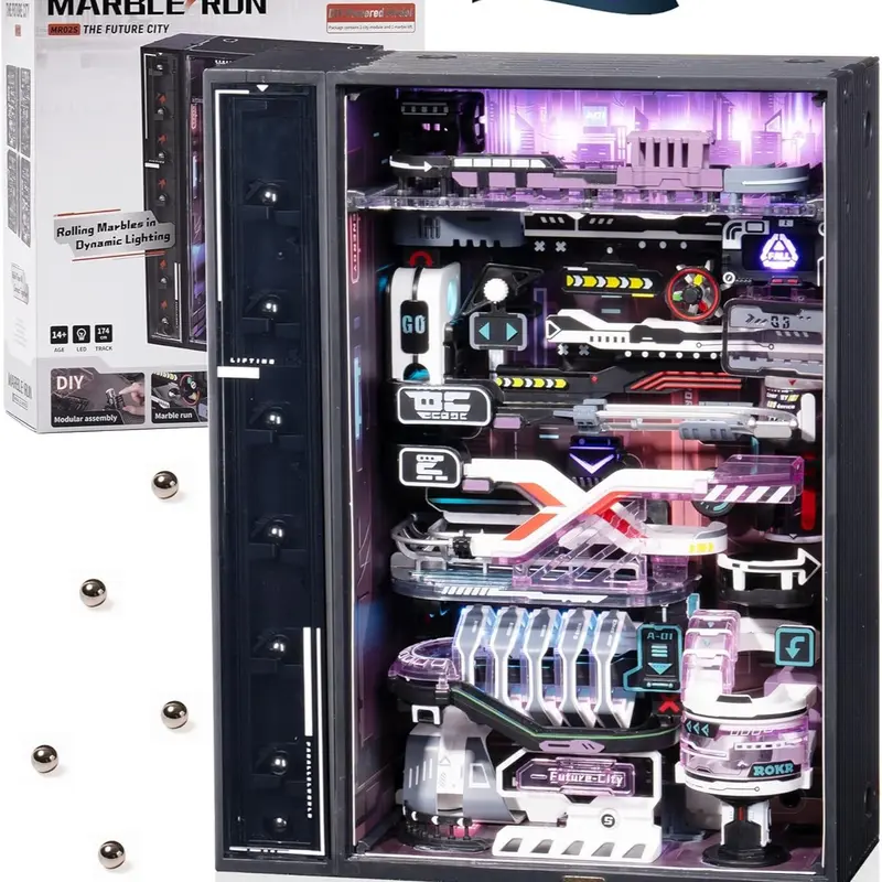 🧩 3D Puzzle Marble Run Model Kit | Assembly Toy for All Ages