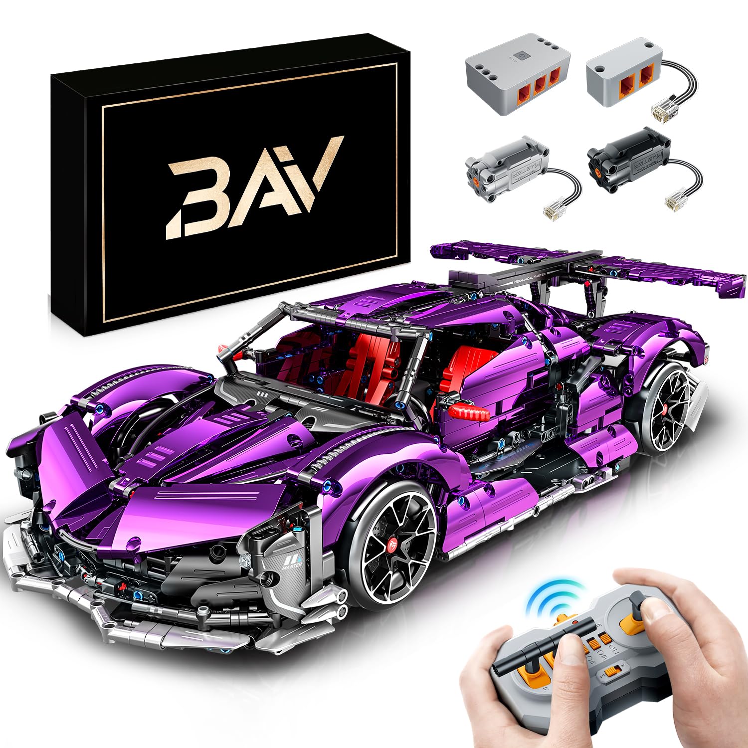 🏎️ Super Plated Sports Car Building Kit - Drift Model 🧩