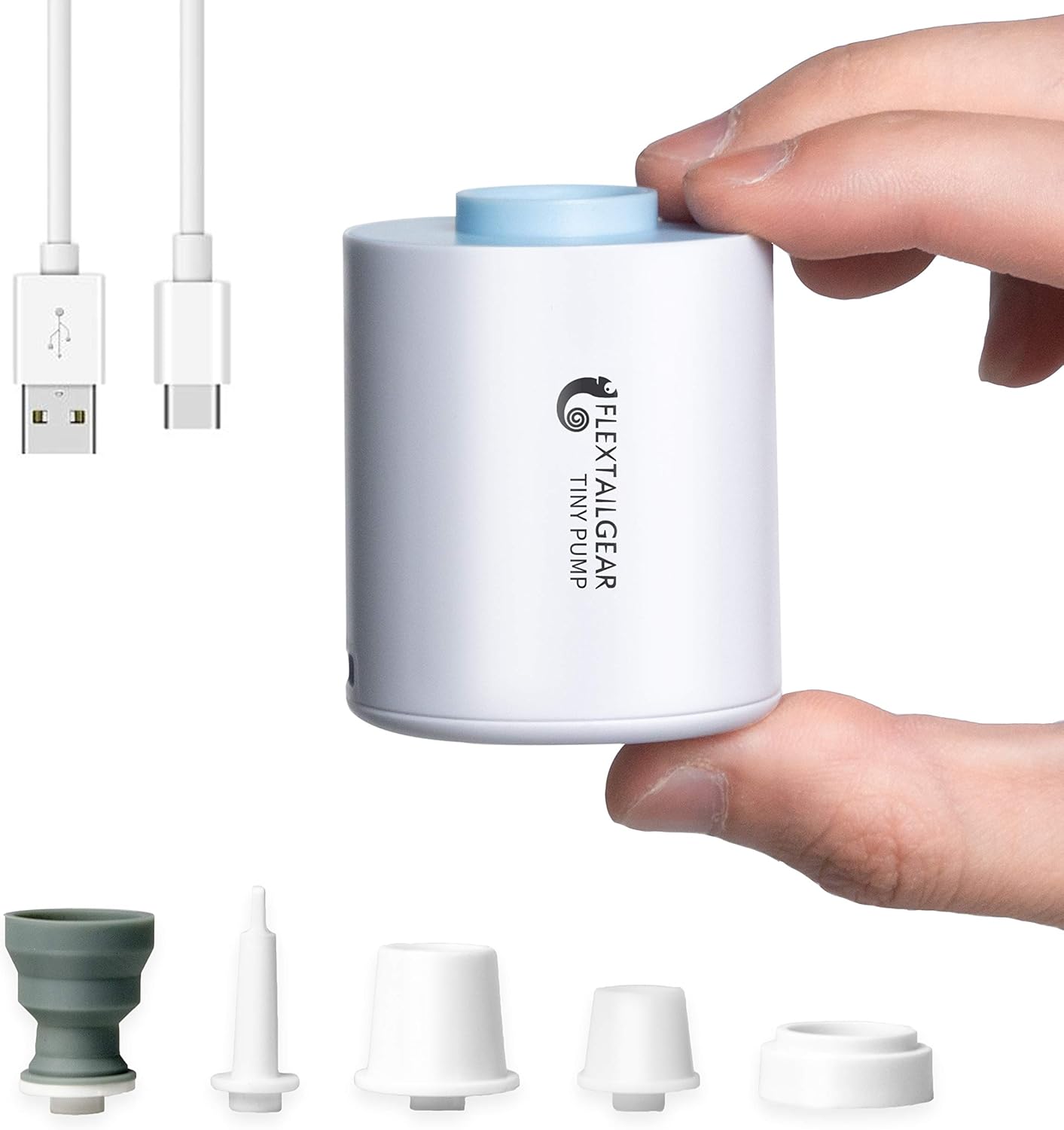 🪺 Mini Rechargeable Electric Air Pump | Portable Fast Inflator Deflator  |  Take a camping lantern.