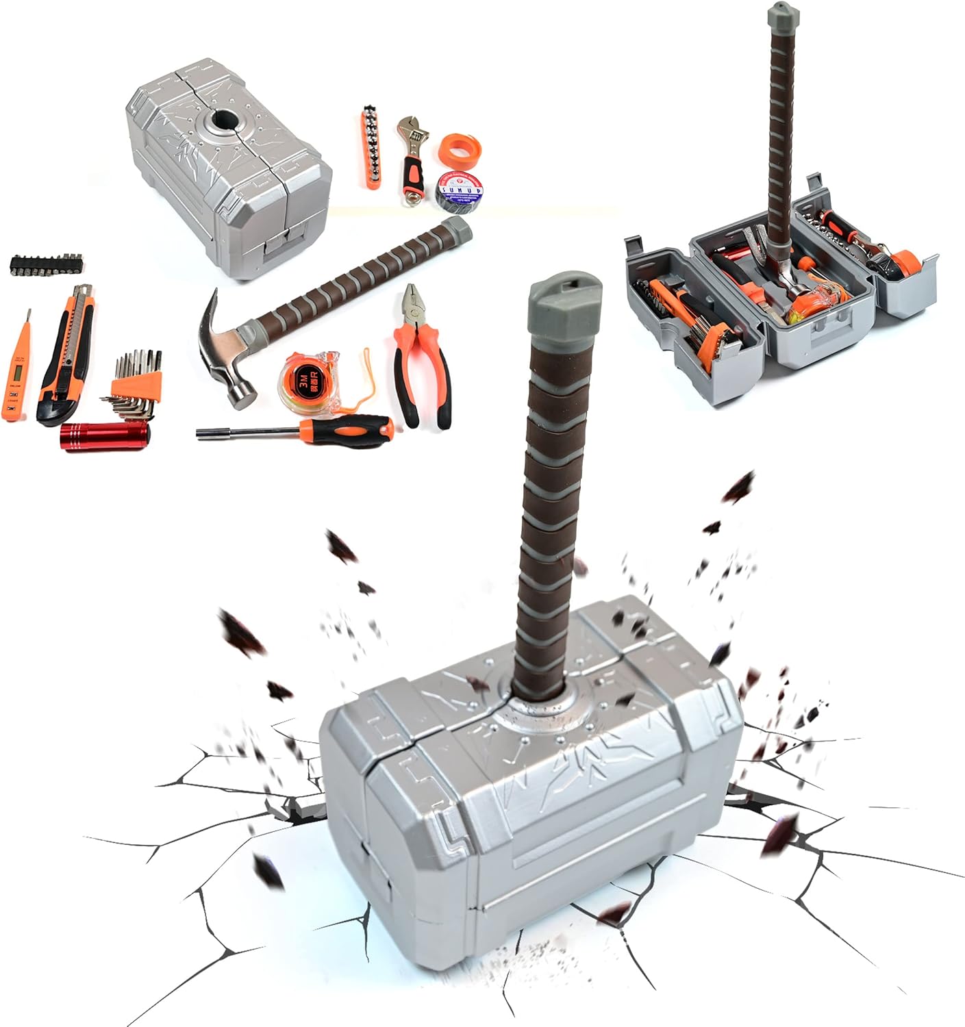 ⚡ Thor's Hammer Tool Set 37PCS