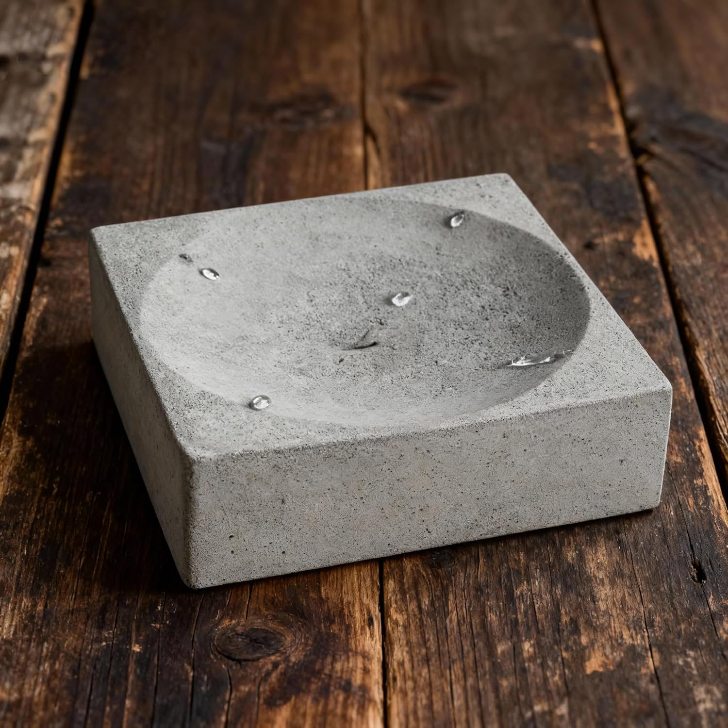 💧 Zen-Inspired Water Drop Table Fountain - Modern Cement Water Feature 🪨