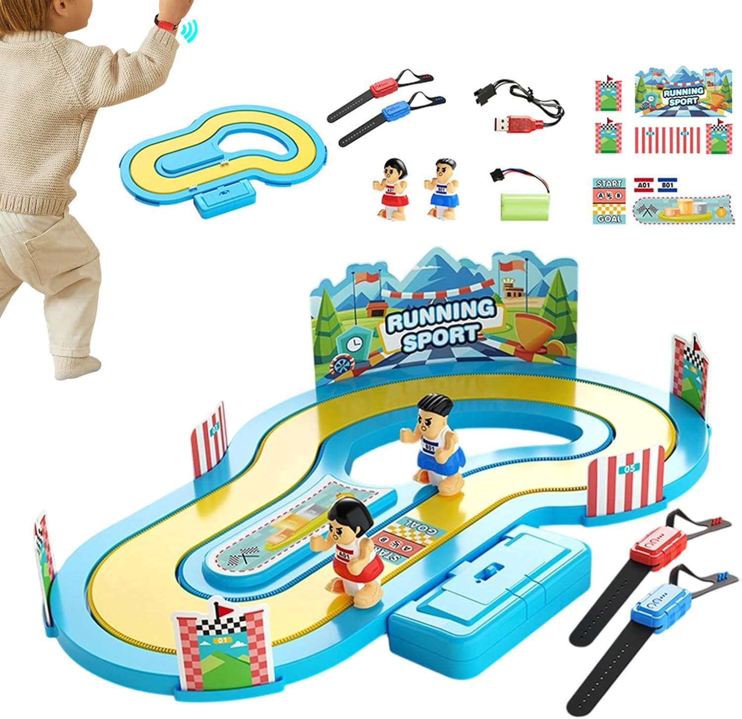🏁 Competitive Simulated Track Motion Toy 
