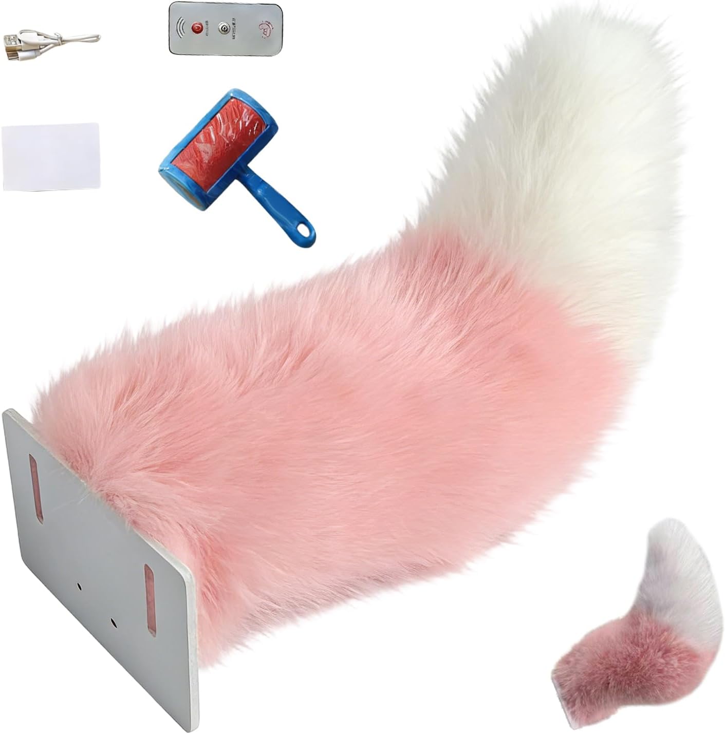 🐾 Adjustable Waterproof Scooter Animal Tail | Dynamic Swing Motorcycle Decoration