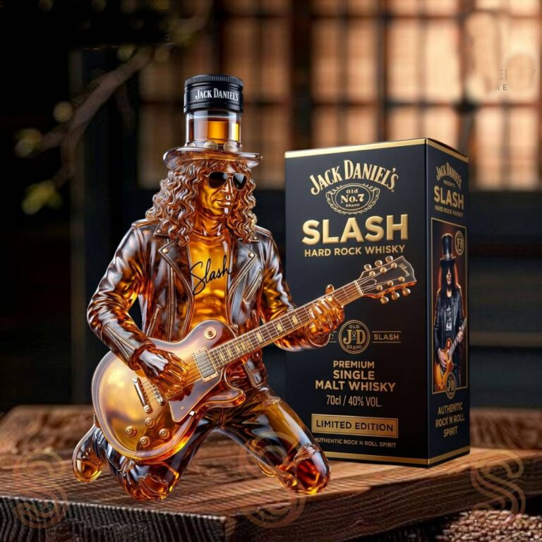 🎸 Slash Guns N' Roses Signature Guitar Shaped Whiskey Decanter