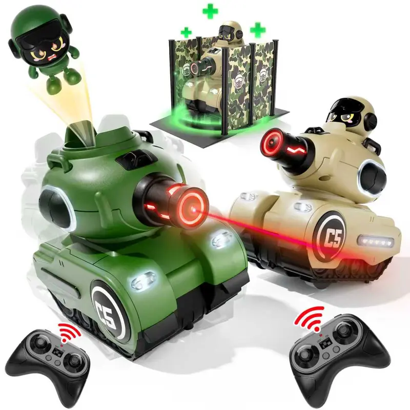 🚜 RC Tank Toy with Lights & Sounds | Remote Control Battle Vehicle