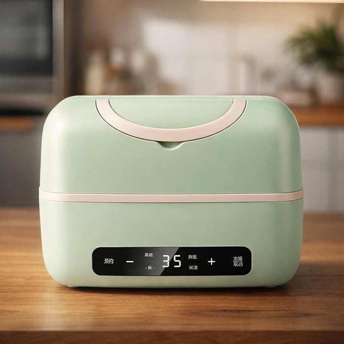 🟢 Electric Heating Lunch Box | Leakproof Insulated Food Warmer for Office/School/Picnic