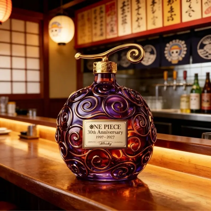 🌪️ Unique Swirl Ball Whiskey Decanter | Creative Glass Wine Bottle