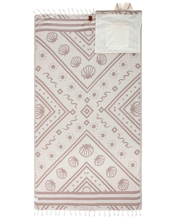 🐢 2-in-1 Convertible Turtle Beach Towel Bag