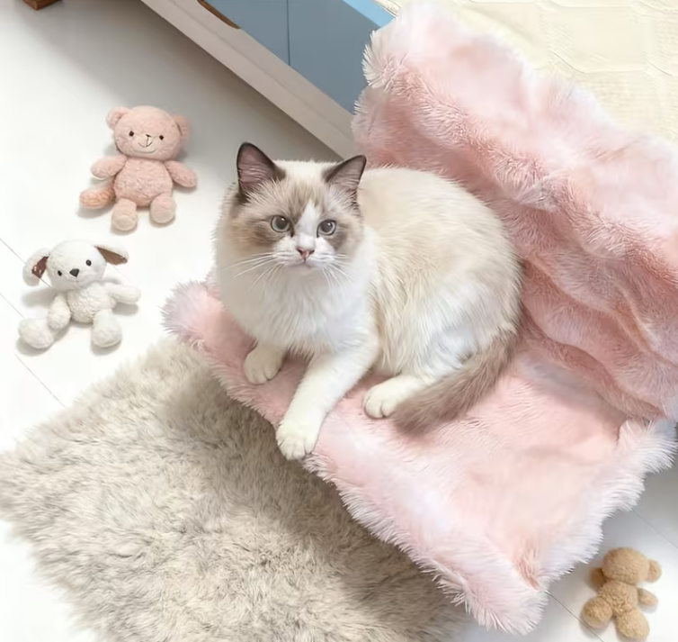 🐱 Cat Window Hammock | Soft Plush Pet Bed, No-Drill Universal Hanging Bed