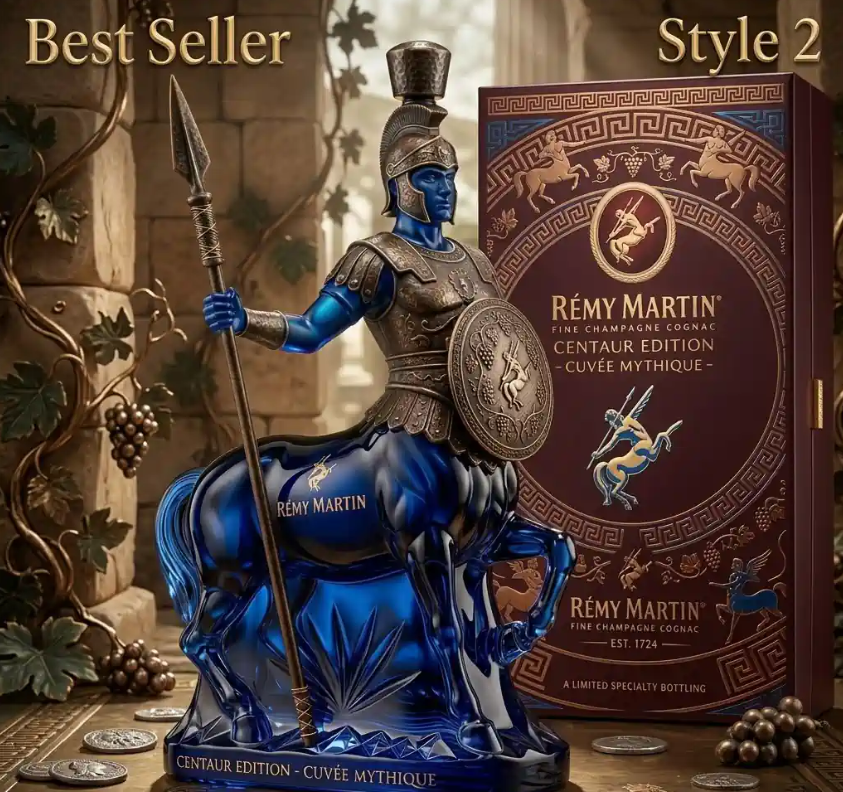 🐴 Remy Martin 3D Carved Brandy Decanter
