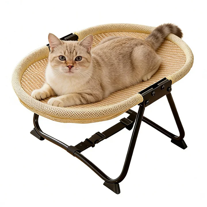 🐾 Elevated Pet Bed - Portable, Breathable & Non-Slip Hammock for Dogs & Cats 🛏️