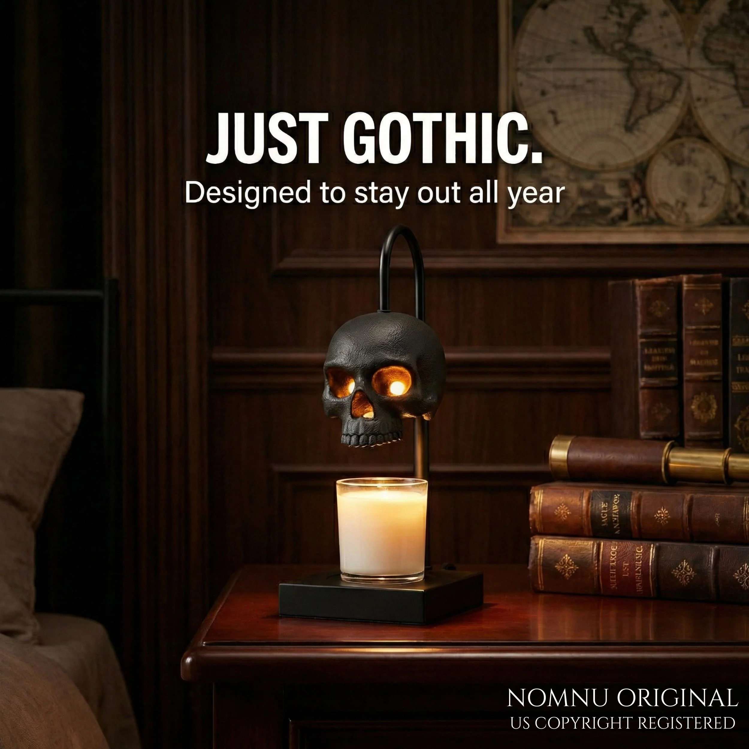 Candle Light with Timer & Dimmer, Height Adjustable 🕯️