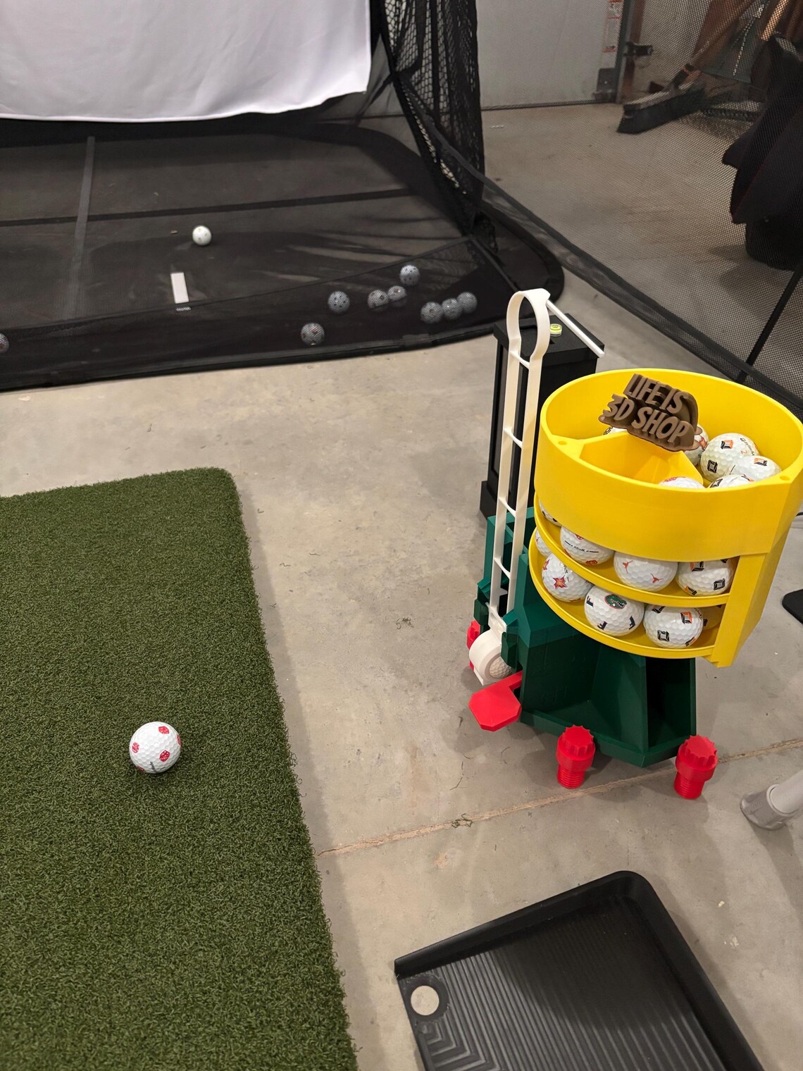 ⛳ Golf Ball Automatic Tee Dispenser - Home & Practice Range Mechanical Feeder
