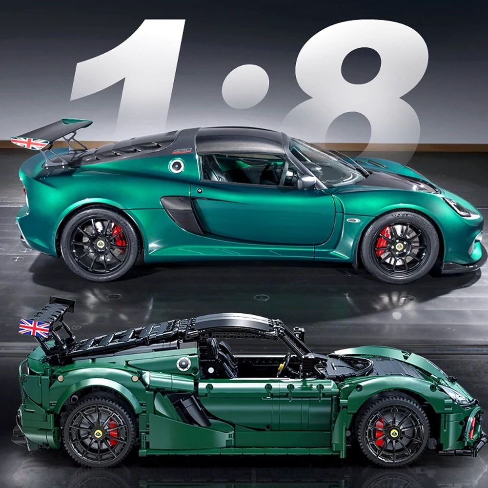 🏁 1:8 Scale Lotus Supercar Technic Model - Iconic Performance & Exquisite Craftsmanship Building Kit