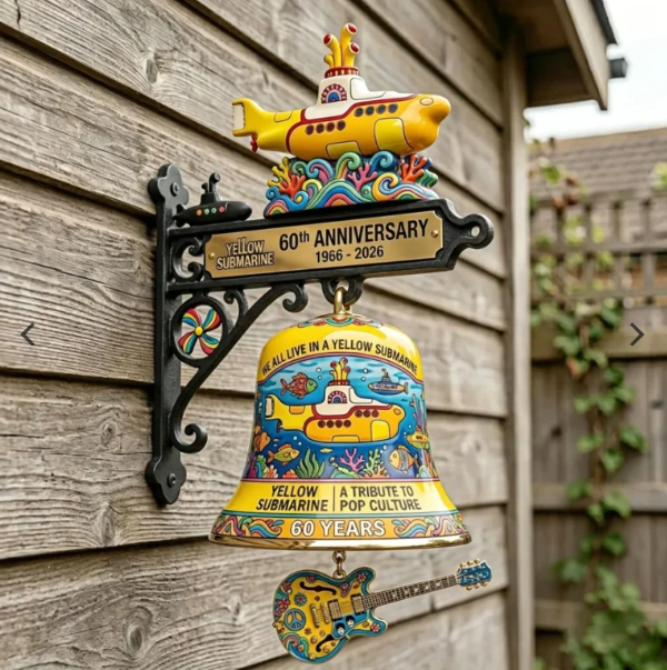 🟨 Yellow Submarine Commemorative Wall Bell