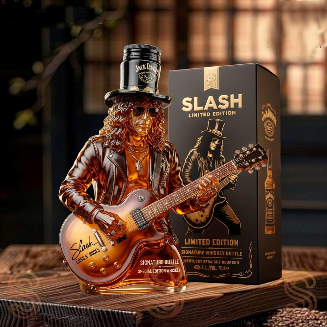 🎸 Slash Guns N' Roses Signature Guitar Shaped Whiskey Decanter