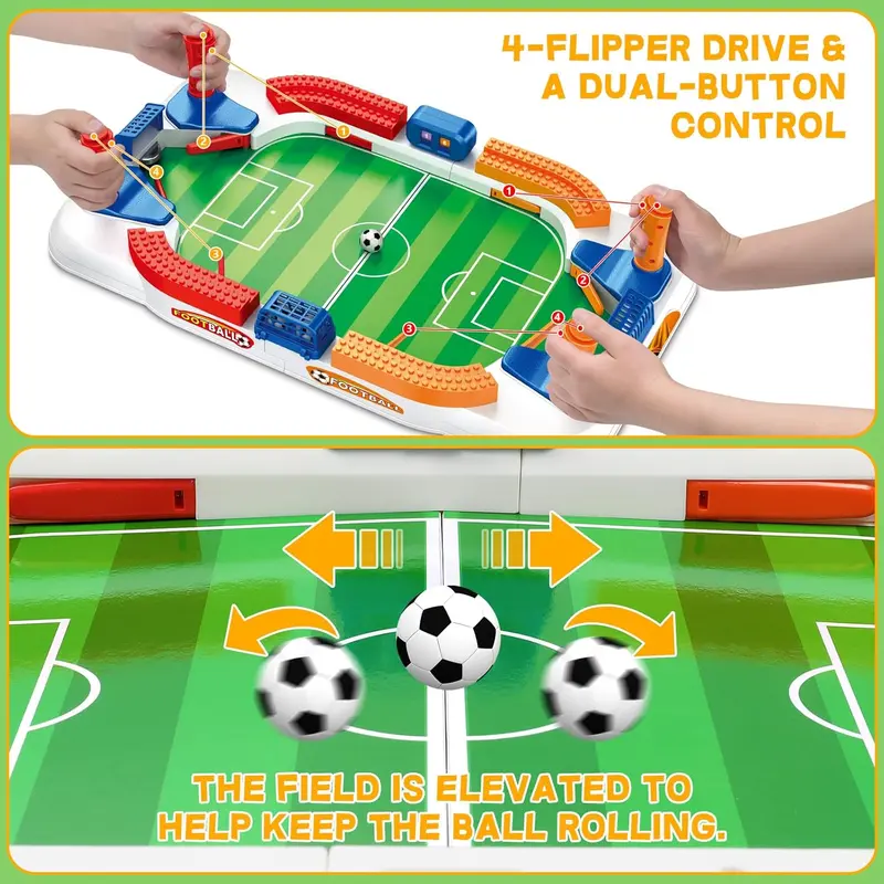⚽ Mini Table Football Game - Portable Arcade Toy for Kids 6-12 | Family Game Night Essential