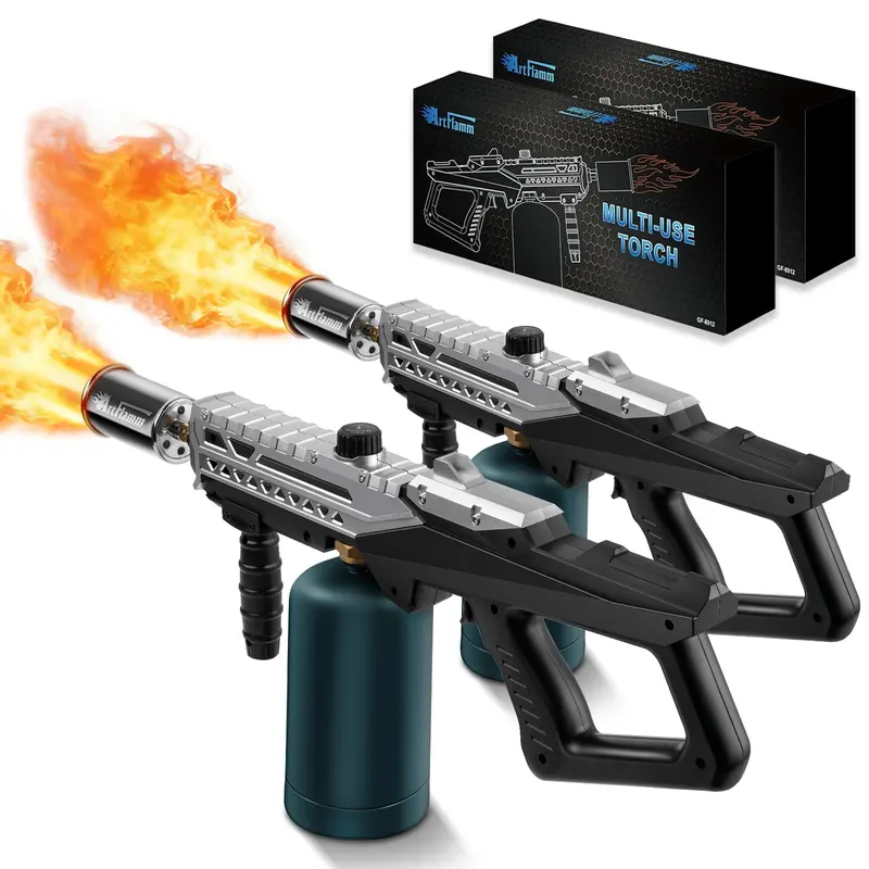 🔥 Propane Torch - Father's Day Gift | Multi-Purpose Outdoor Cooking Torch for Grilling & Fire Starting