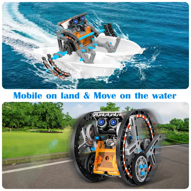 ☀️ 13-in-1 Solar Robot Building Kit | Educational Toy for Kids 8-12