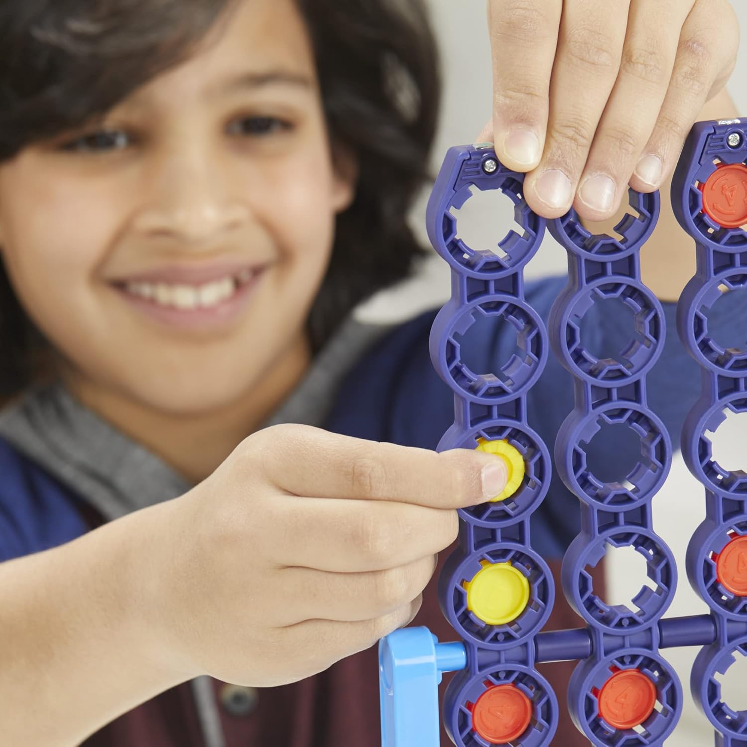 🎲 Rotating 4 in a Row Game | Strategic Connect Four Board Game, 2-Player Family Game for Kids Ages 8+