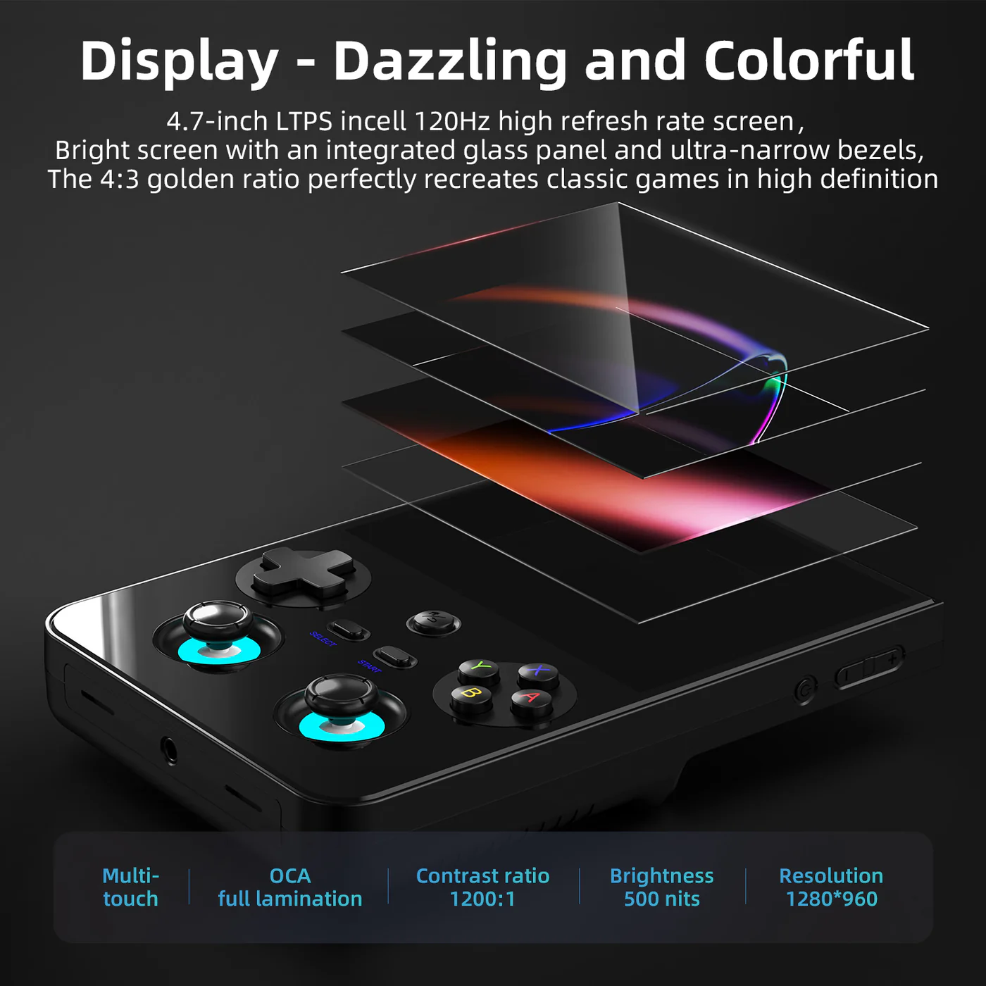 🎮 Open Source Retro Handheld Game Console | HD Joystick Portable Game Player