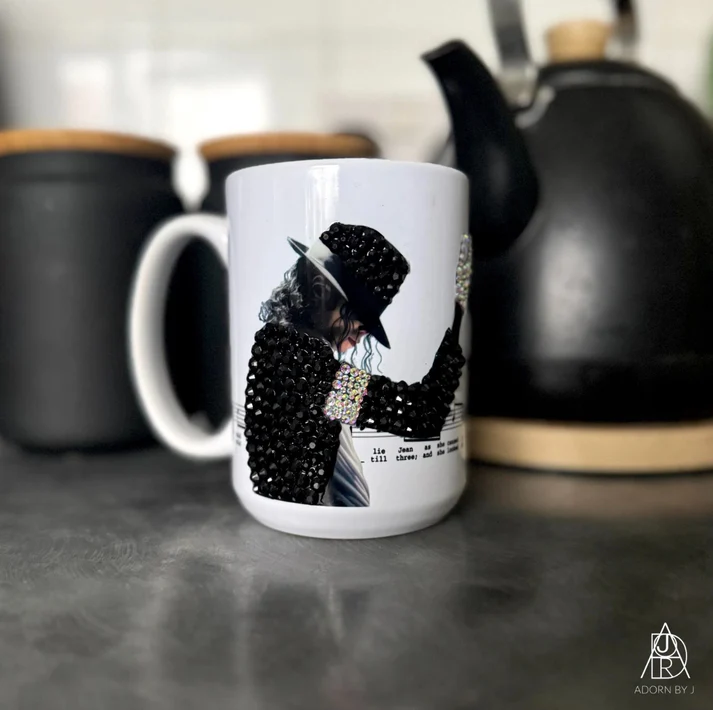 🕺 MJ Gloves Design Mug Set