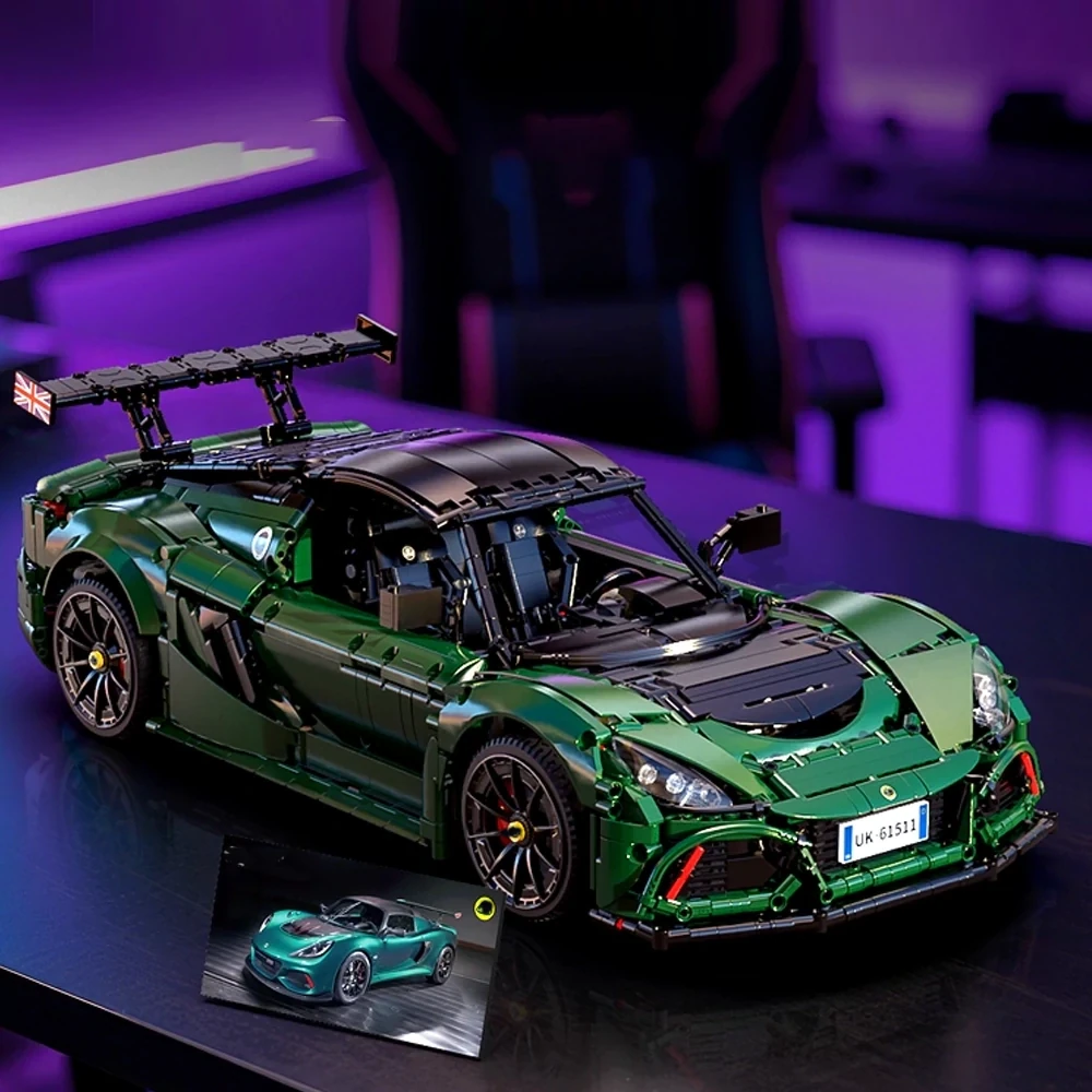 🏁 1:8 Scale Lotus Supercar Technic Model - Iconic Performance & Exquisite Craftsmanship Building Kit