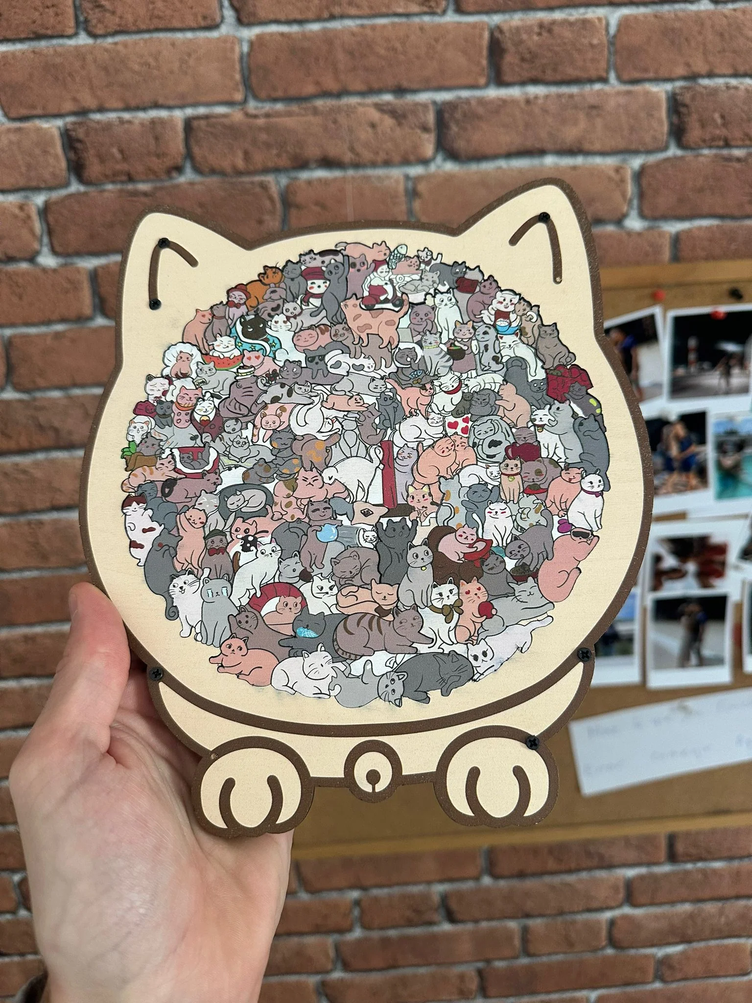 🐱 Cat Wooden Puzzle | Unique Irregular Shaped Jigsaw
