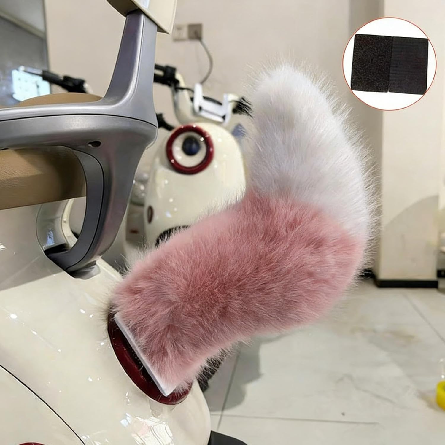 🐾 Adjustable Waterproof Scooter Animal Tail | Dynamic Swing Motorcycle Decoration
