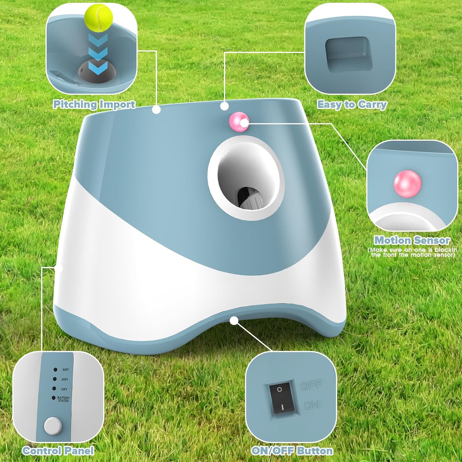 Automatic Dog Ball Launcher | Interactive Pet Toy with 6 Tennis Balls 🐶🎾