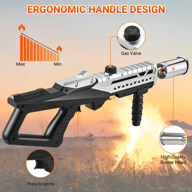 🔥 Propane Torch - Father's Day Gift | Multi-Purpose Outdoor Cooking Torch for Grilling & Fire Starting