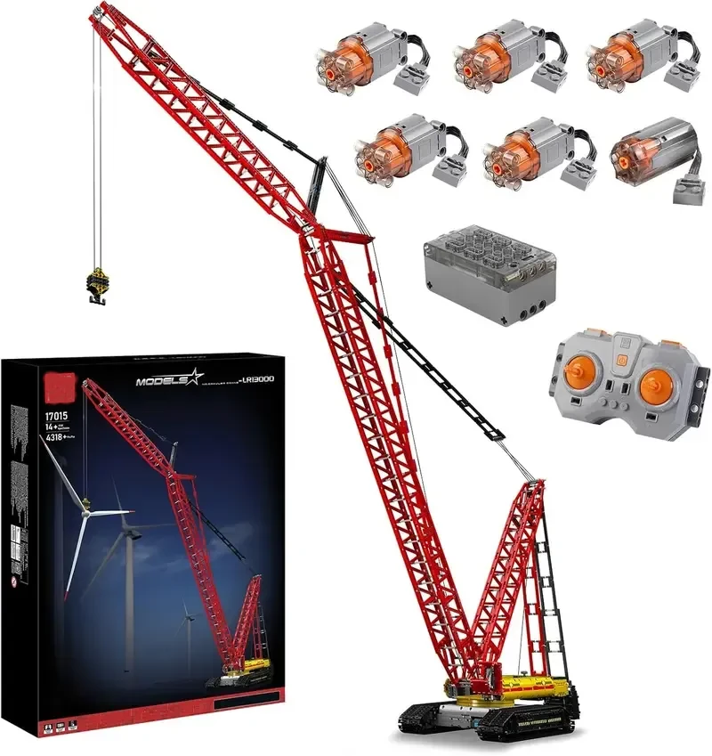 🧩 Tech Crawler Crane Building Block Set | RC Engineering Construction Toy