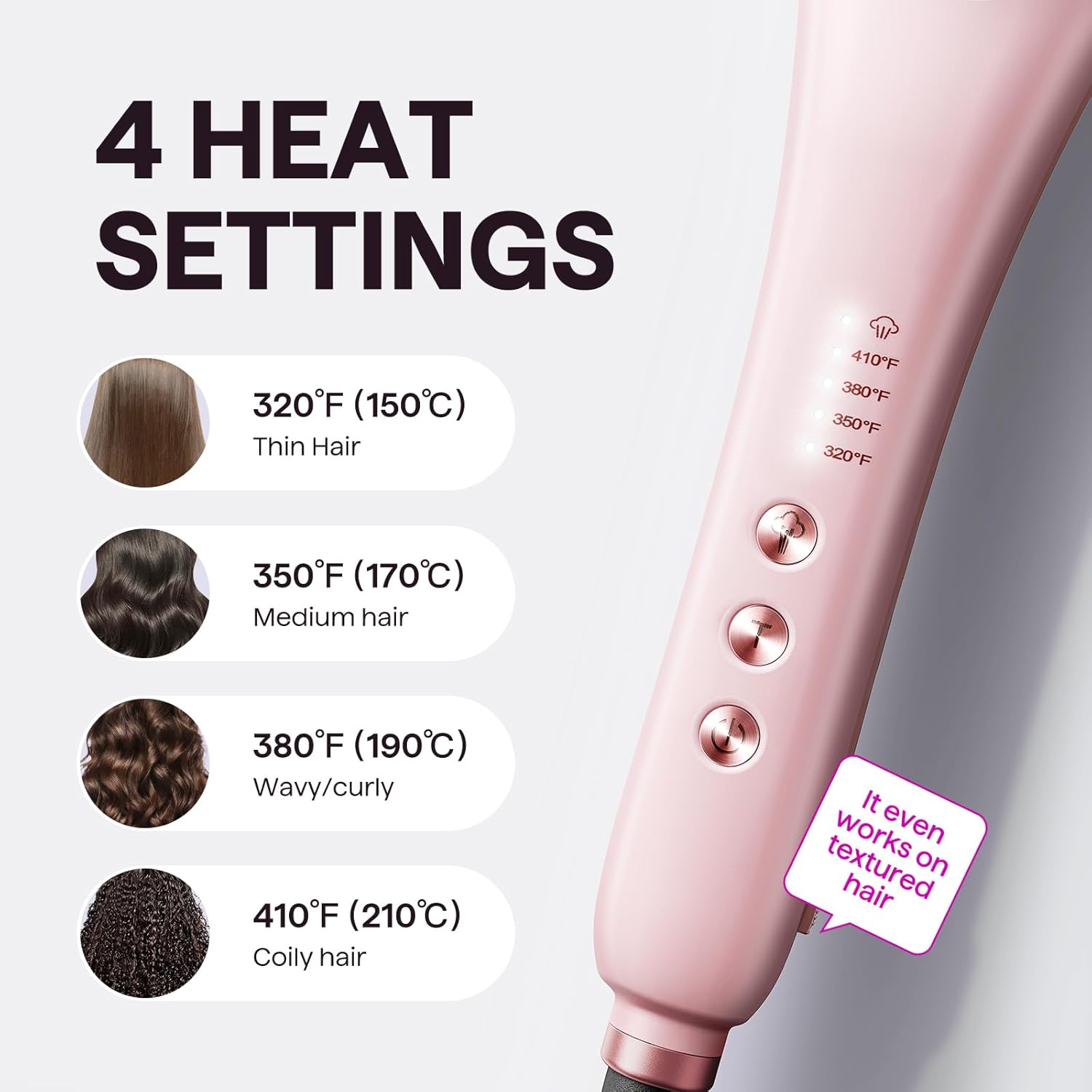 💇‍♀️ 3-in-1 Steam Hair Straightener Brush | Hydrating Anti-Frizz Straightening Comb