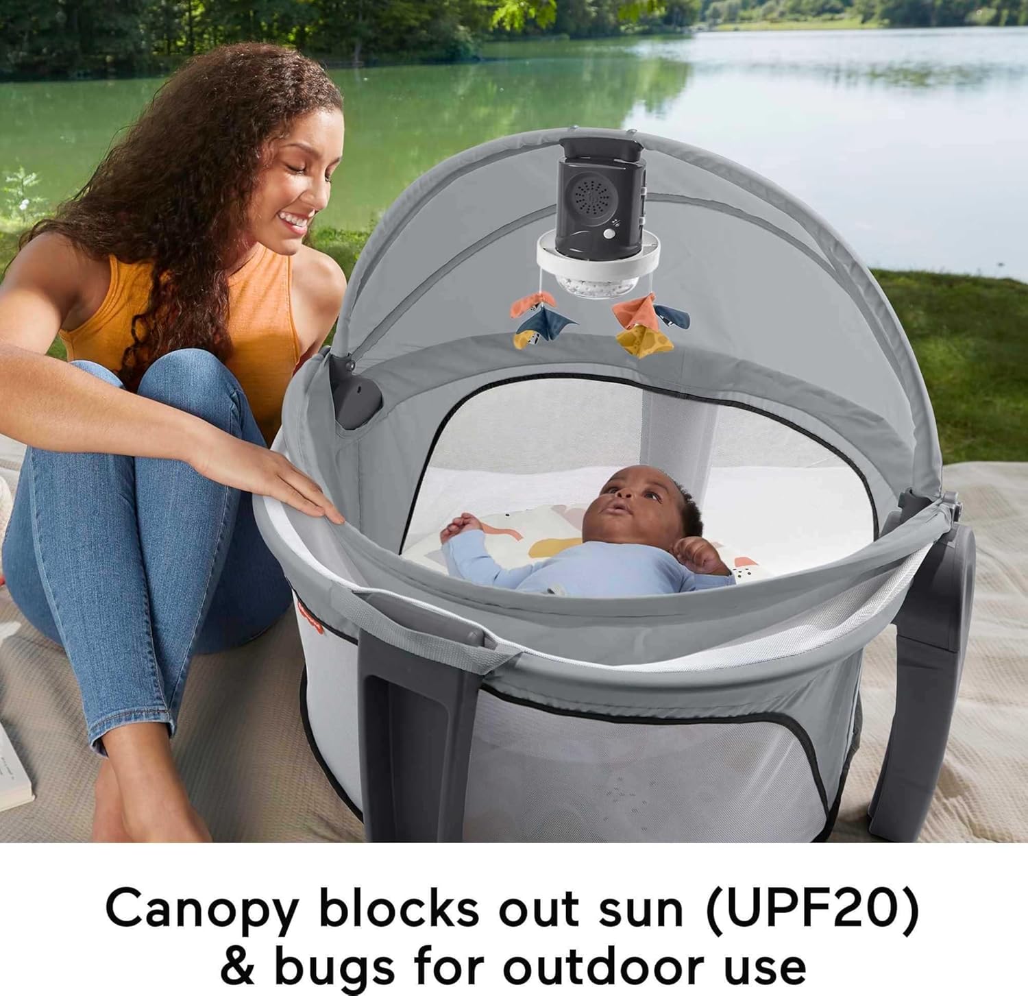 👶 Deluxe Portable Baby Cradle & Play Dome