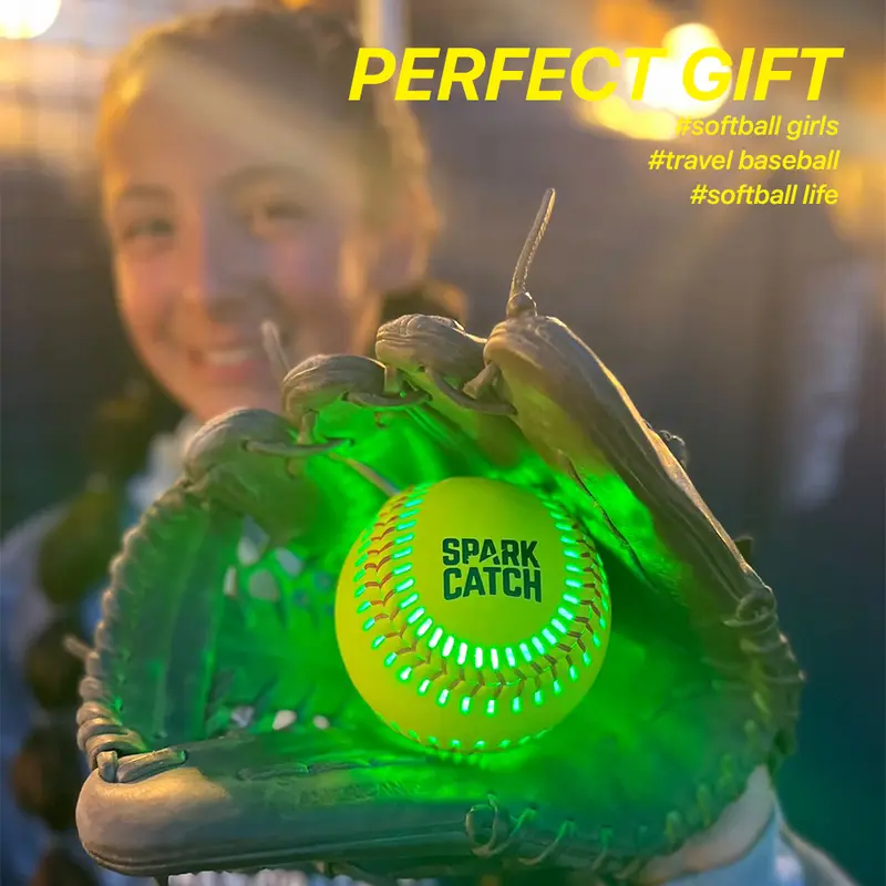 ⚾ Light-Up Softball - Impact Activated Glow Softball | Official Size & Weight Gift for Players