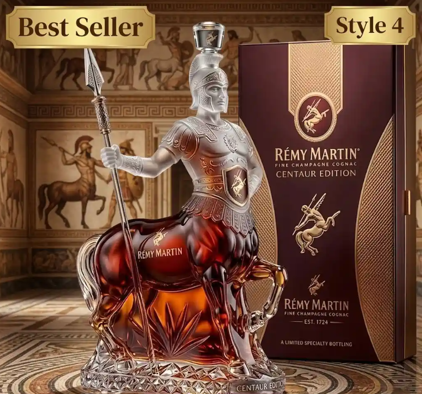 🐴 Remy Martin 3D Carved Brandy Decanter